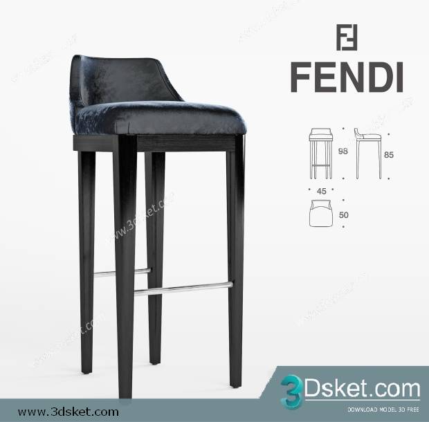 3D Model Chair Free Download 0237