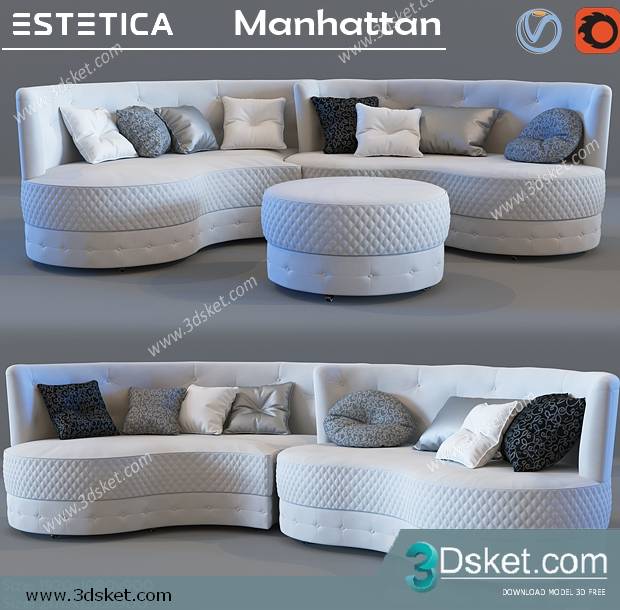 3D Model Sofa Free Download 265