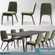 3D Model Table Chair Free Download 131