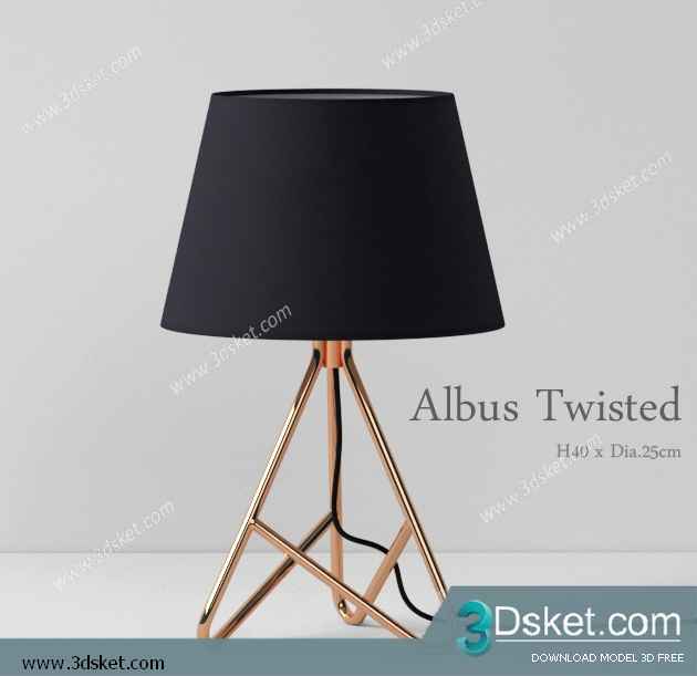 Free Download Table Lamp 3D Model 0215