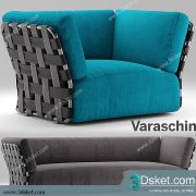 3D Model Arm Chair Free Download 374