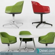 3D Model Arm Chair Free Download 375