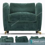3D Model Arm Chair Free Download 382