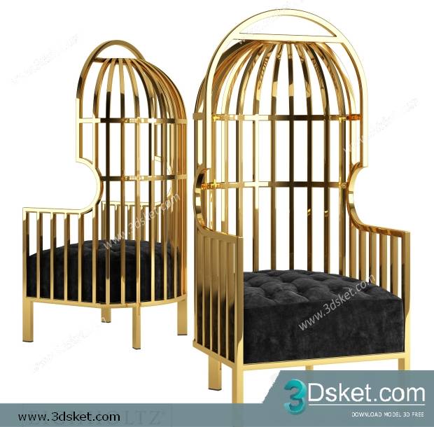 3D Model Chair Free Download 0243