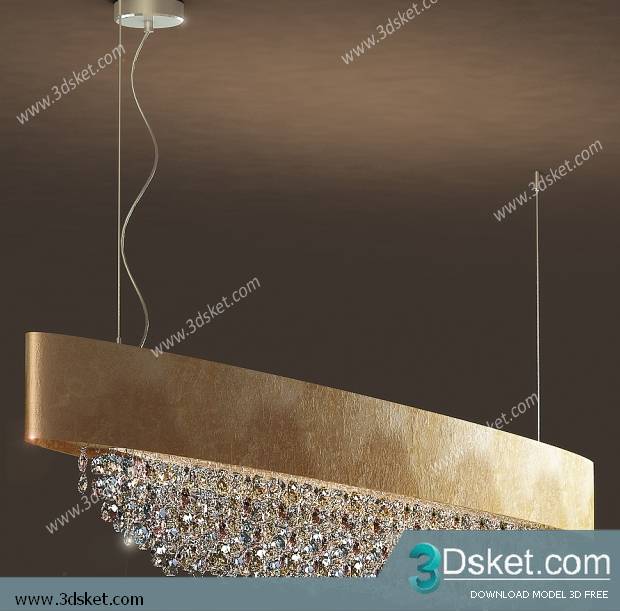 Free Download Ceiling Light 3D Model 0226