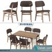 3D Model Table Chair Free Download 136