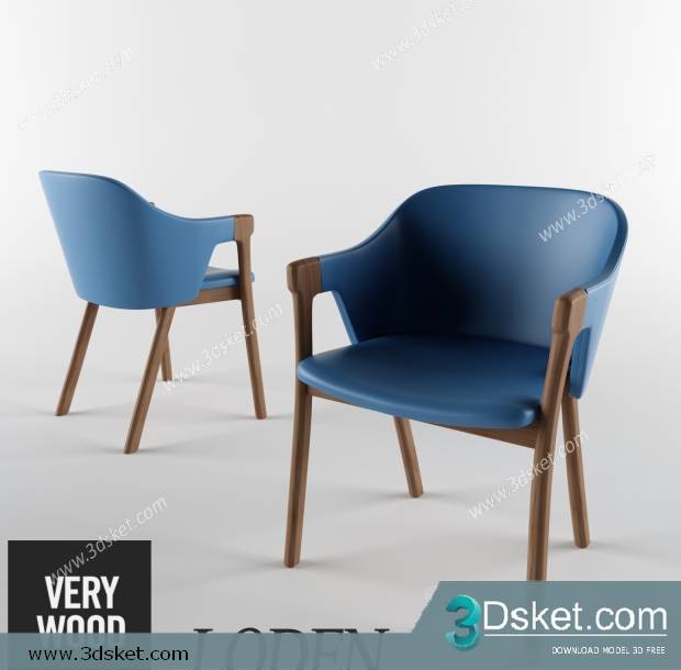 3D Model Chair Free Download 0245