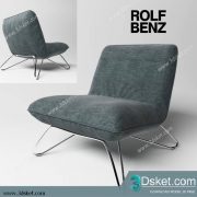 3D Model Arm Chair Free Download 386