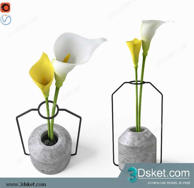 Free Download Vase 3D Model 0123 Download 3D Model Free 3dskymodel
