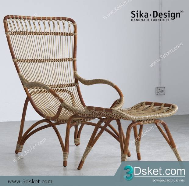 3D Model Chair Free Download 0246