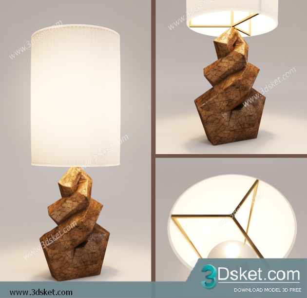 Free Download Table Lamp 3D Model 0217
