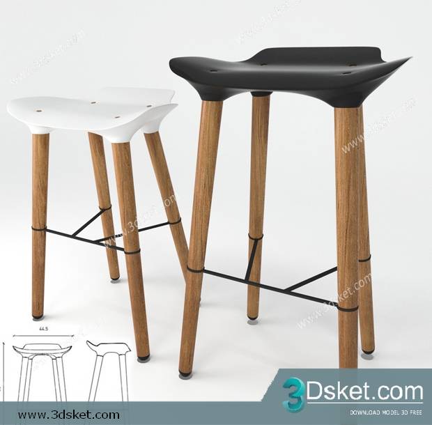 3D Model Chair Free Download 0248