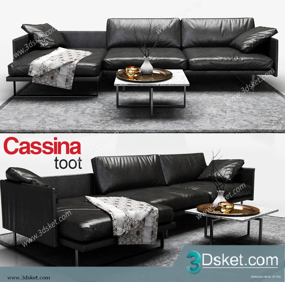 3D Model Sofa Free Download 281