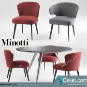 3D Model Table Chair Free Download 140