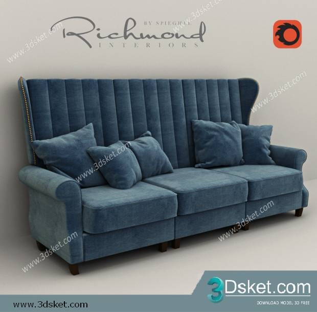 3D Model Sofa Free Download 284