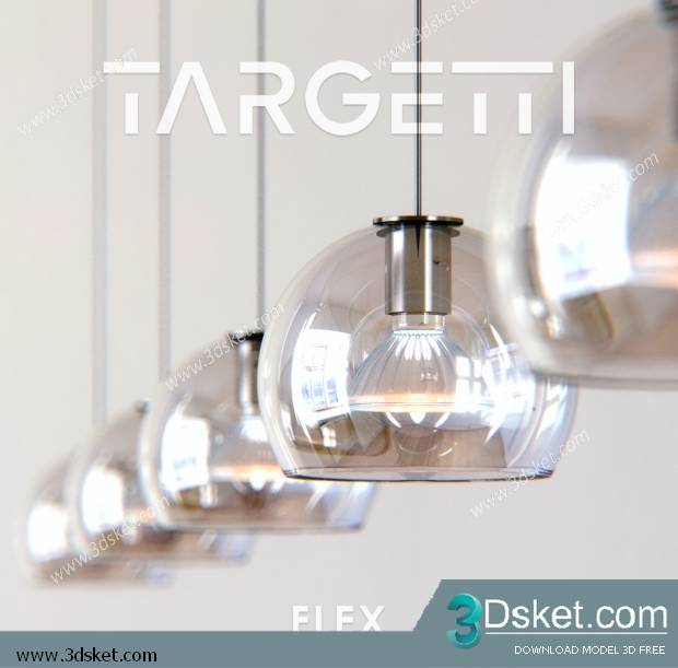 Free Download Ceiling Light 3D Model 0230