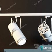 Free Download Spot Light 3D Model 002