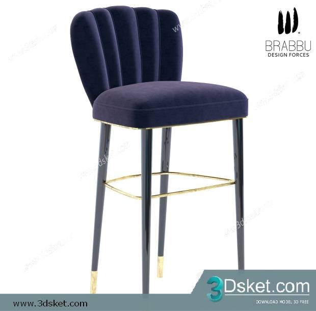3D Model Chair Free Download 0252