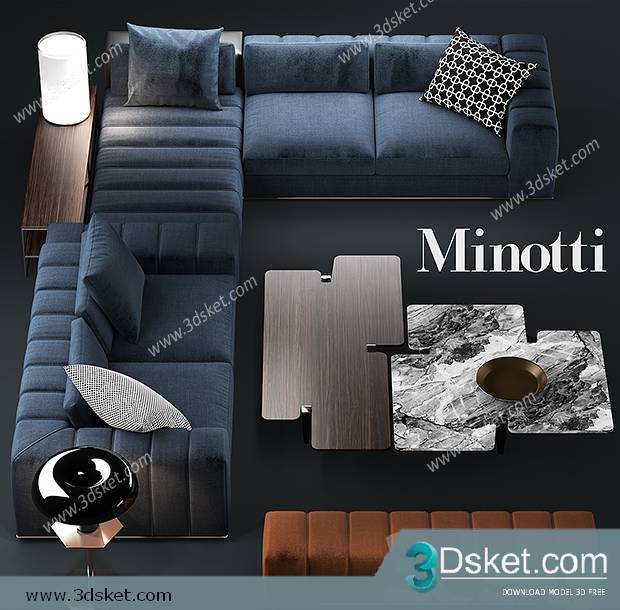 3D Model Sofa Free Download 291