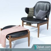 3D Model Arm Chair Free Download 398