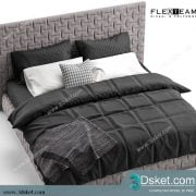 3D Model Bed Free Download Giường 215