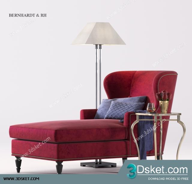 3D Model Table Chair Free Download 142