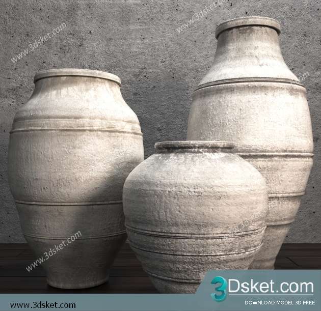 Free Download Vase 3D Model 0127