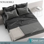 3D Model Bed Free Download Giường 217