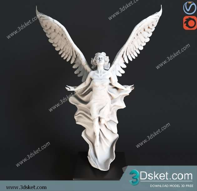 Free Download Decorative Plaster 3D Model 088