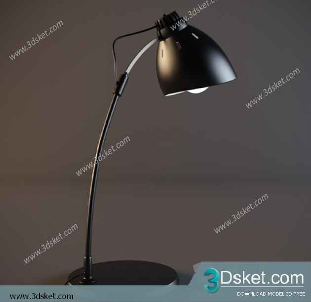 Free Download Table Lamp 3D Model 0112