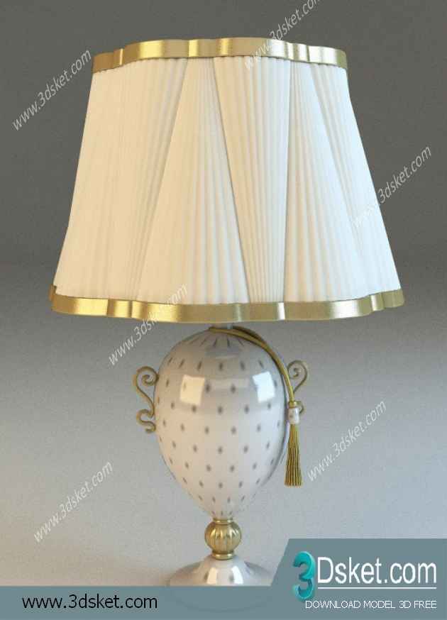 Free Download Table Lamp 3D Model 0113