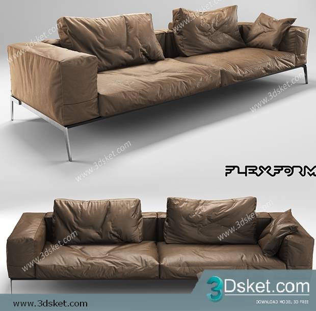 3D Model Sofa Free Download 0300