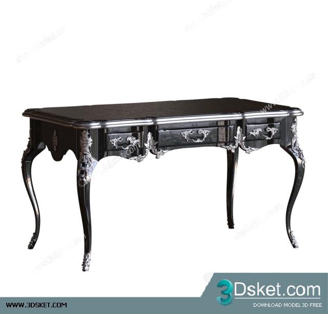 3D Model Table Chair Free Download 144