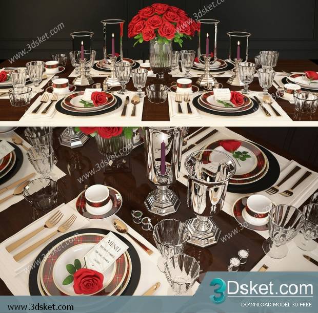 Free Download 3D Models Tableware Kitchen 0107