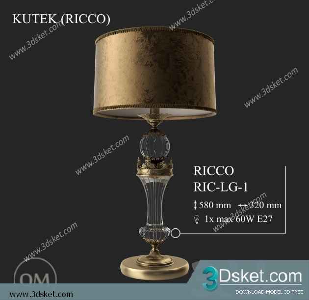 Free Download Table Lamp 3D Model 0224