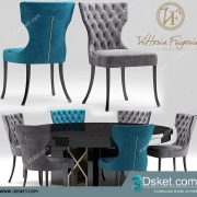 3D Model Table Chair Free Download 147