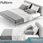 3D Model Bed Free Download Giường 220