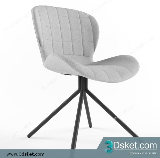 3D Model Chair Free Download 0254