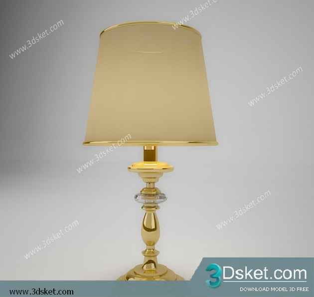 Free Download Table Lamp 3D Model 0114