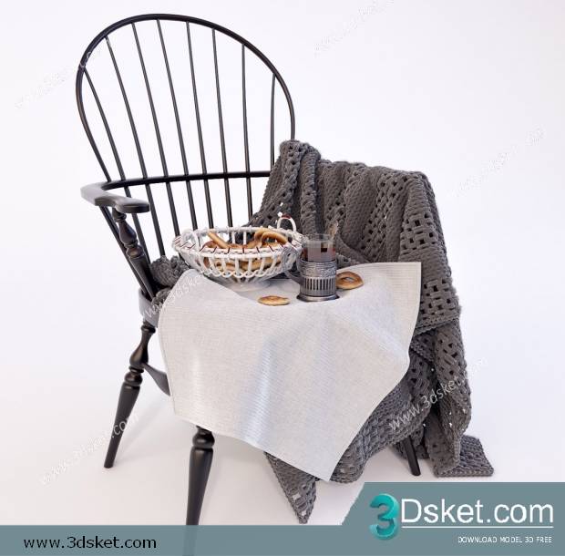3D Model Chair Free Download 0257