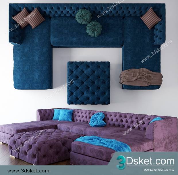 3D Model Sofa Free Download 0314