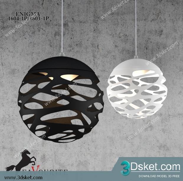 Free Download Ceiling Light 3D Model 0241