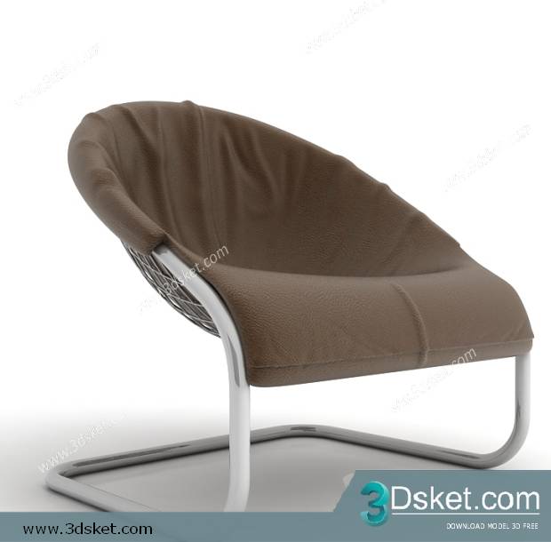 3D Model Chair Free Download 0261