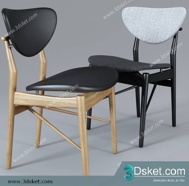 3D Model Chair Free Download 0262