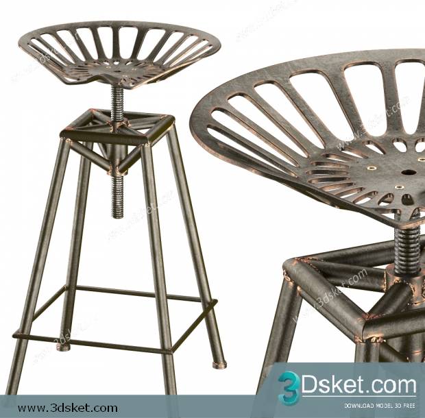 3D Model Chair Free Download 0264
