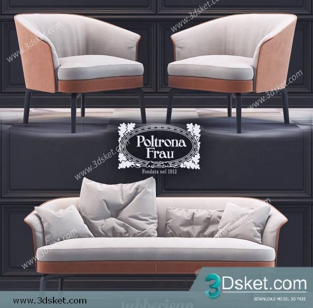 3D Model Sofa Free Download 0325