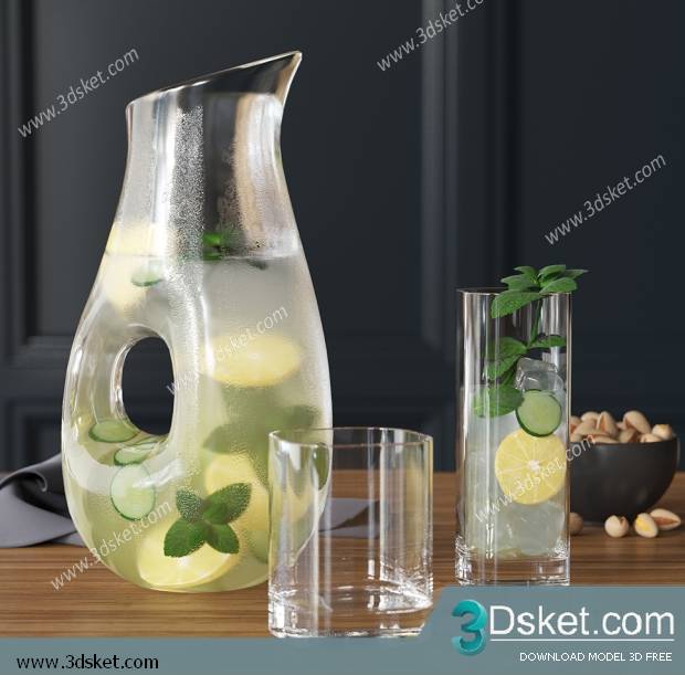 Free Download 3D Models Tableware Kitchen 0108