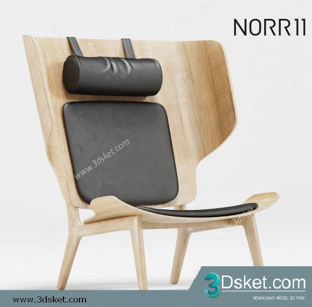 3D Model Chair Free Download 0268