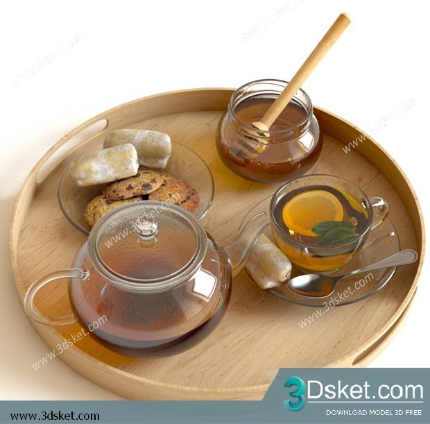 Free Download 3D Models Tableware Kitchen 0109