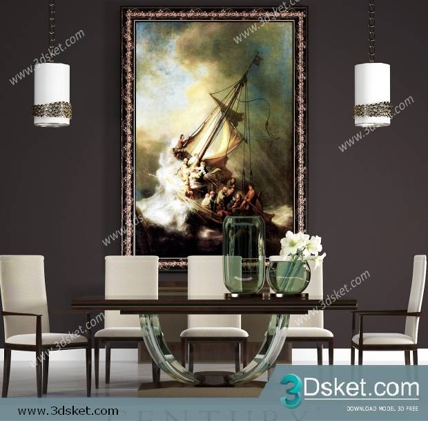 3D Model Chair Free Download 0272